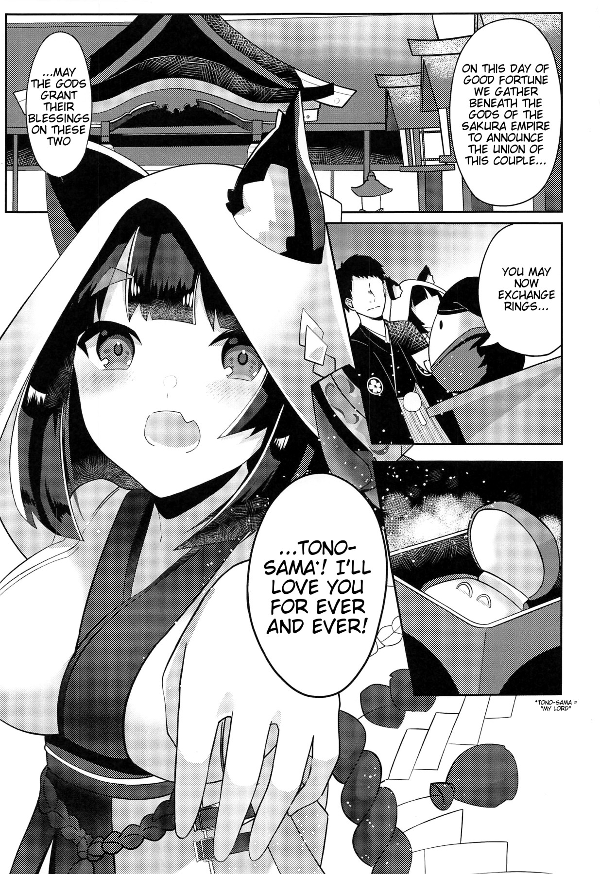 Hentai Manga Comic-Having a Lewd Honey Moon With Yamashiro-Read-2